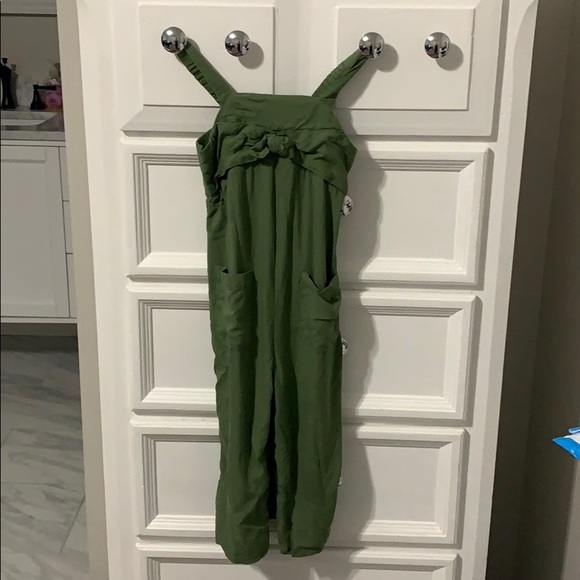 Genuine kids green pant romper - Picture 1 of 2